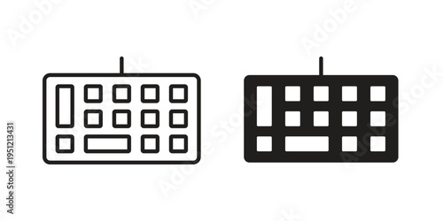Keyboard icon in line design. icon for website design, mobile app, ui