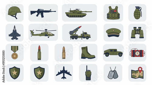 military icons