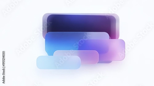 Abstract Gradient Shapes Animation Background Loop - Modern Design.