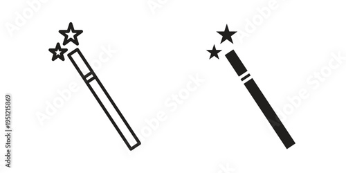 Magic icon in line design. icon for website design, mobile app, ui