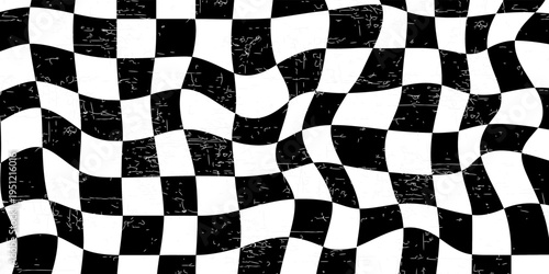 Racing flag vintage background monochrome.Eps10
