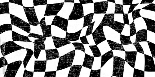 Racing flag vintage background monochrome.Eps10