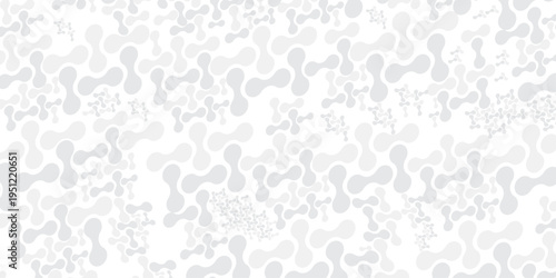 seamless pattern metal grid meatball wall decoration with chains circle wallpaper. white and gray paper ornament cover, page, banner template design.