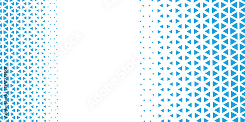 abstract blue and with triangle background polka dots halftone gradient dynamic pattern transparent texture wallpaper illustration halftone