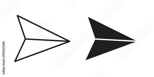 Send icon in line design. icon for website design, mobile app, ui