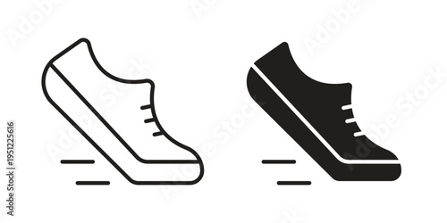 Shoes icon in line design. icon for website design, mobile app, ui