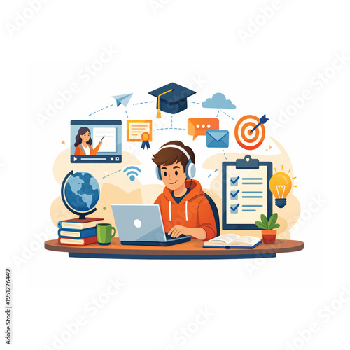 businessman or freelancer with laptop