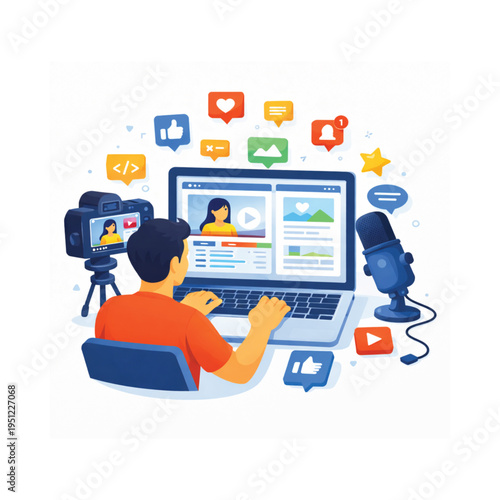 social network concept