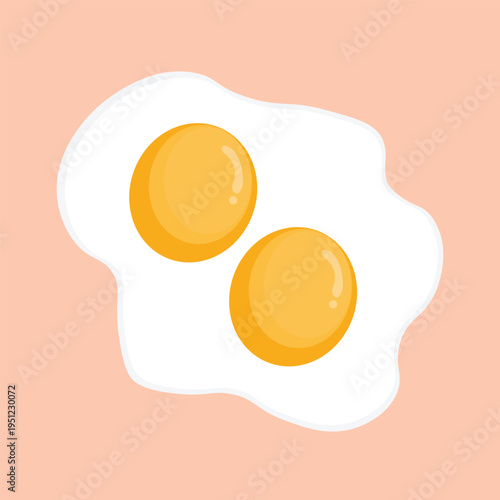 This is an illustration of twin eggs.