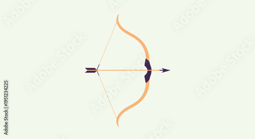 Bow and arrow for hunting sport.