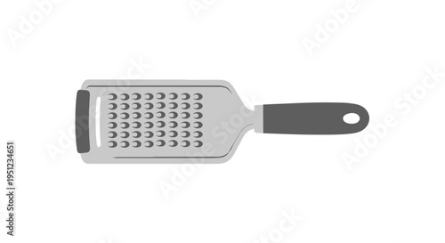 Grater kitchen utensil for food prep.