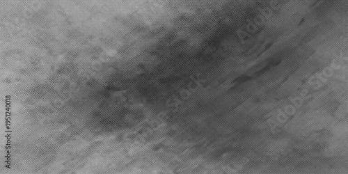 A dark vintage backdrop featuring a dirty grunge metal texture on an old gray wall with a smoky pattern and subtle light fog across the black surface