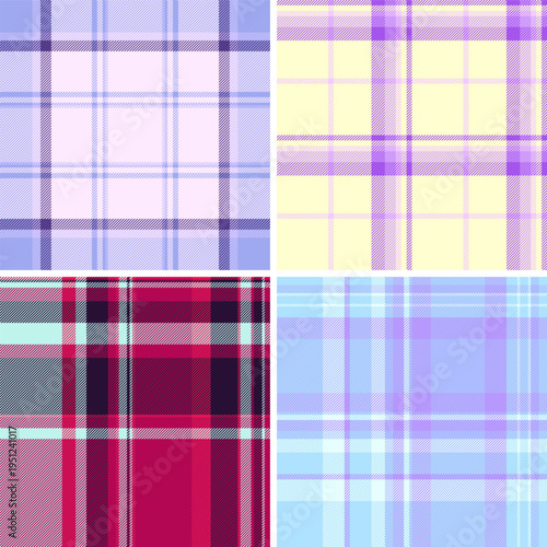 Fashion-inspired plaid bundle for digital and print graphics. The pack supports social media, e-commerce, and campaign visuals. Vector scalability supports impact.