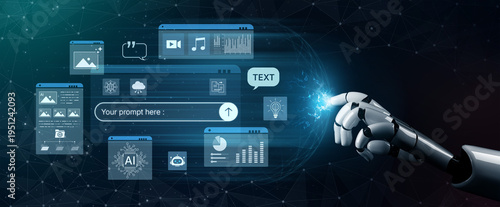 Canvastavla Prompt driven AI interface enabling text, image vision, audio and media video data neural asset and tool in smart creation chat workspace edit