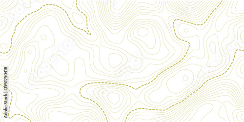 topographic map pattern background vector. Abstract mountain terrain map background with abstract shape line texture. Design illustration