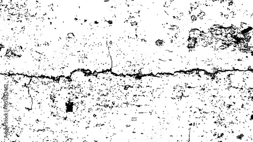 Black cracked texture on with grunge effect