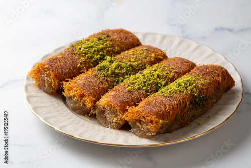 Turkish famous dessert burm...