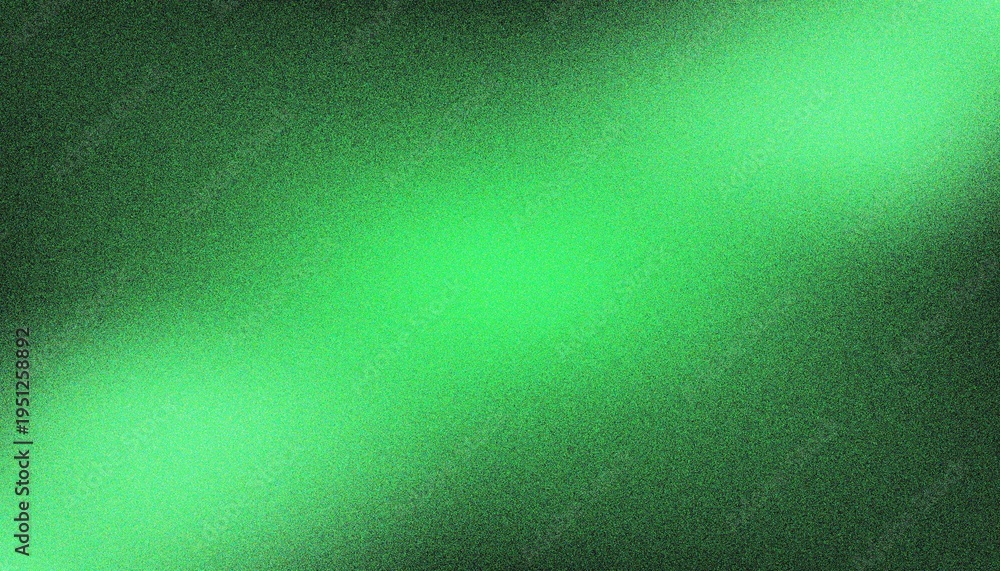 Fototapeta premium Green light streak on dark textured background with glowing effect