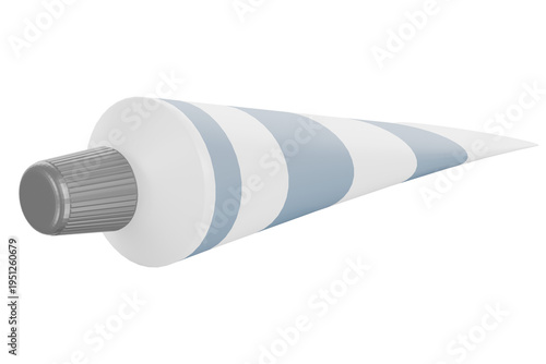 PNG. Trasparente. Tubetto di plastica isolata su sfondo trasparente, ideale per il design di presentazione di confezioni di mock up/medicinali o dentifricio