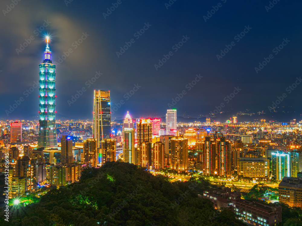 Obraz premium 台北 夜景