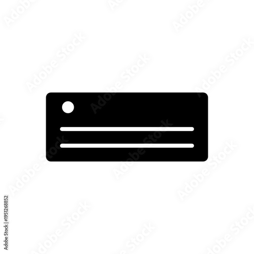 Air Conditioner Vector Illustration – Wall Mounted Split AC Cooling System Icon