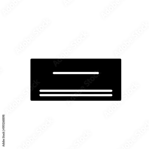 Air Conditioner Vector Illustration – Wall Mounted Split AC Cooling System Icon