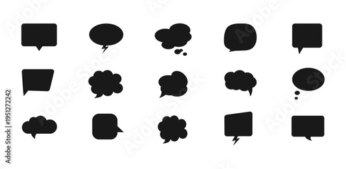 speech bubble collection.Speech Bubbles set. Speech bubbles isolated on white background. speech bubble comic signs.