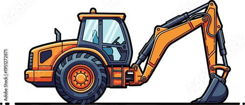 Multi-purpose backhoe loader for utility excavation and loading