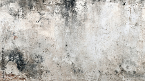 Grunge wall texture background with distressed concrete surface, stains and scratches, creating an urban abstract material backdrop.