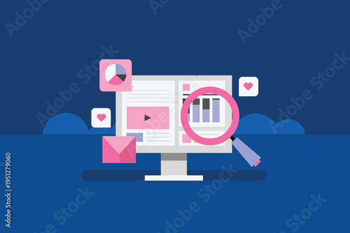 SEO tool checks quality of the content, relevance, keywords and overall content performance across website, social media and search engine by analyzing traffic and audience engagement metrics.