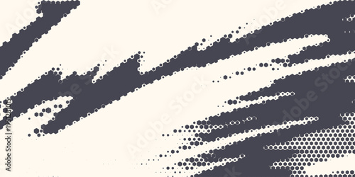 Hexagon Shapes Vector Abstract Geometric Technology Retrowave Sci-Fi Texture Isolated on Light Background. Halftone Hex Retro Simple Pattern. Eps10