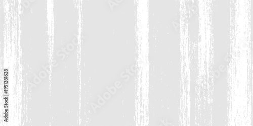 Abstract brushstrokes of varying widths and textures cascade vertically, creating a dynamic visual effect, reminiscent of rain or flowing water, in soft, muted tones.