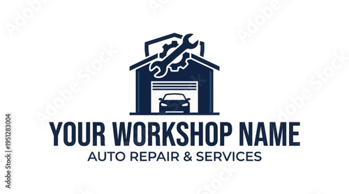 garage business logo design