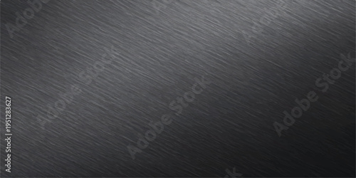 Smooth brushed metal background with faint diagonal striations and a subtle light reflection, abstract industrial pattern, dark metal, metal texture, brushed steel