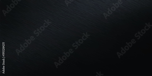 Dark brushed metal texture background, diagonal lines, deep black, seamless, industrial material, sophisticated backdrop, abstract, detailed pattern, subtle reflection