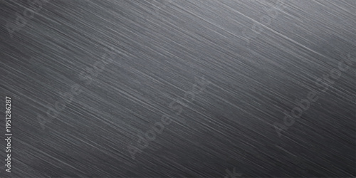 Dark gray brushed metal background with strong diagonal textures, perfect for industrial, automotive, or modern graphic design applications, metal texture, brushed surface