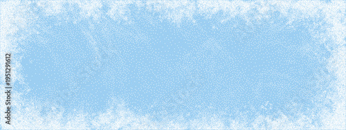Ice overlay texture with grunge background frost for effect vector frame. Rink winter scratch with crack border frozen for abstract blue dirty. Distressed noise ice with snow grunge vintage.