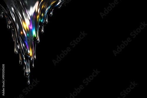 Molten Iridium Flow 