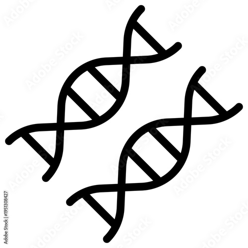 DNA icon vector illustration.