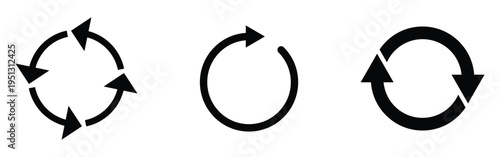 Isolated modern vector circle arrow set on white background. Black modern isolated vector icon. EPS 10. Free Download Isolated modern vector circle arrow set on white background. Black modern isolated vector icon. EPS 10. - GFXLoad