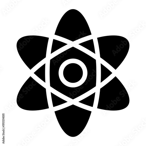 science icon glyph style vector illustration.