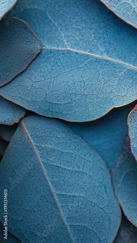 Elegant Natural Foliage Background with Layered Leaves and Intricate Patterns and Textures