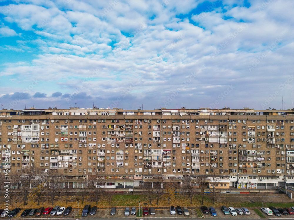 Fototapeta premium Wide angle architectural photograph of the famous 