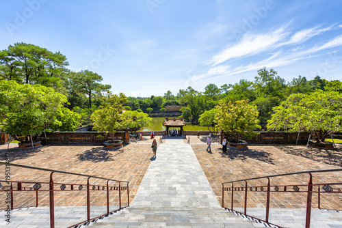 Wallpaper Mural Traditional architecture and courtyard of the Imperial Tomb of Tu Duc in Hue Torontodigital.ca