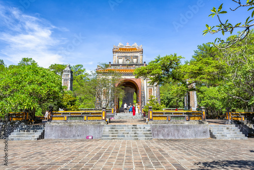 Wallpaper Mural Traditional architecture and courtyard of the Imperial Tomb of Tu Duc in Hue Torontodigital.ca