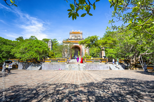 Wallpaper Mural Traditional architecture and courtyard of the Imperial Tomb of Tu Duc in Hue Torontodigital.ca