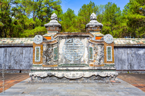 Wallpaper Mural Traditional architecture and courtyard of the Imperial Tomb of Tu Duc in Hue Torontodigital.ca