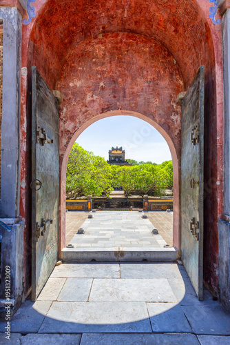 Wallpaper Mural Traditional architecture and courtyard of the Imperial Tomb of Tu Duc in Hue Torontodigital.ca
