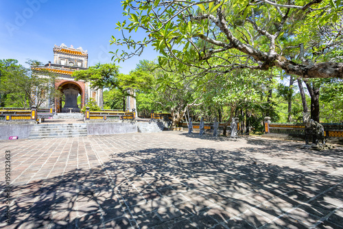 Wallpaper Mural Traditional architecture and courtyard of the Imperial Tomb of Tu Duc in Hue Torontodigital.ca