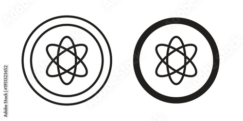 Fusion icon for mobile application, button and website design.